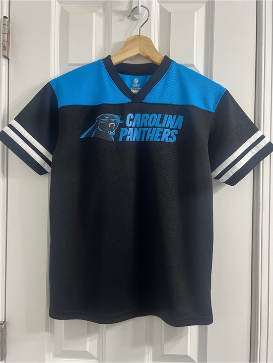 NFL Other - Carolina Panthers NFL Team Apparel Short Sleeve Jersey- Boys Medium 10-12